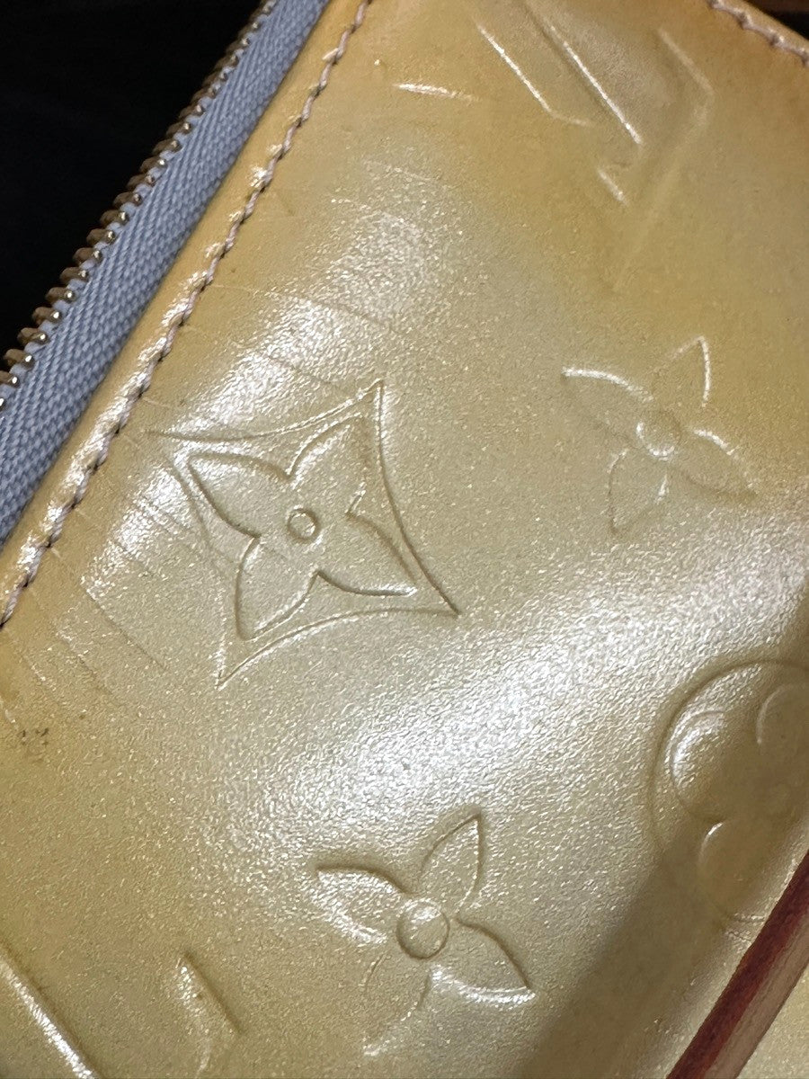 Louis Vuitton Lexington Pochette Monogram Vernis, YELLOW, PATENT_LEATHER, Clutche & pouche