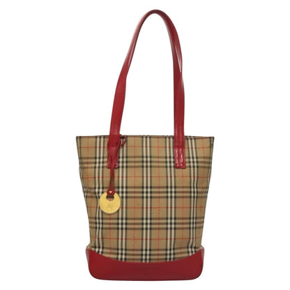Burberry Nova Check Tote canvas check pattern, BEIGE, CANVAS, Tote bag