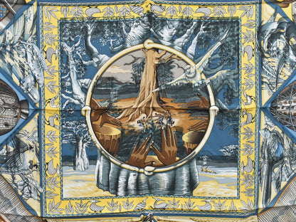 Hermes Carré 90 Silk multicolor, MULTICOLOUR, SILK, Scarve & shawl