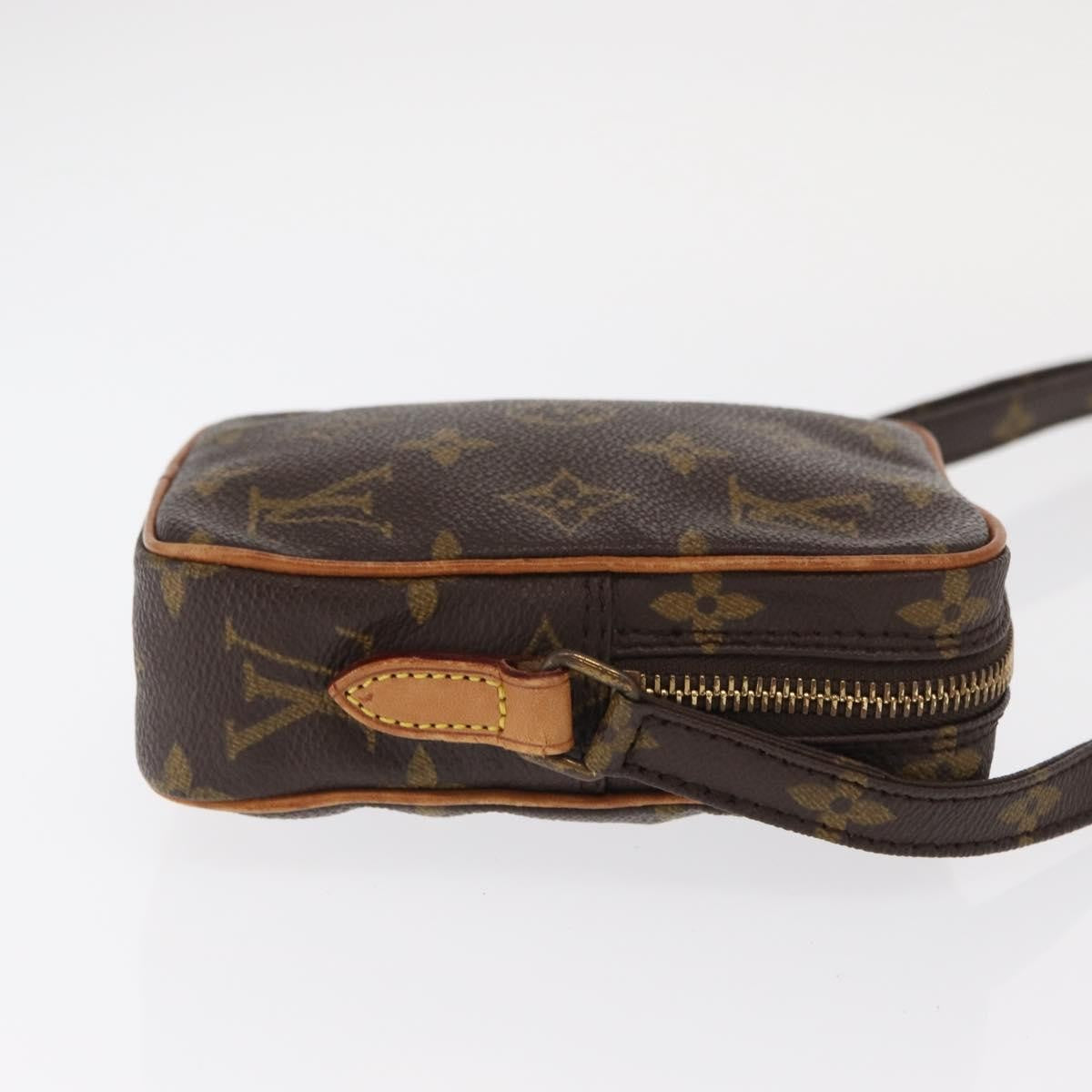 Louis Vuitton Danube Handbag Monogram Canvas, BROWN, CANVAS, Shoulder bag