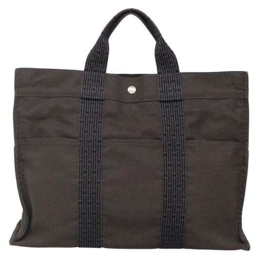 Hermes Fourre-tout Herline Fourre-tout Herline, GRAY, CANVAS, Tote bag