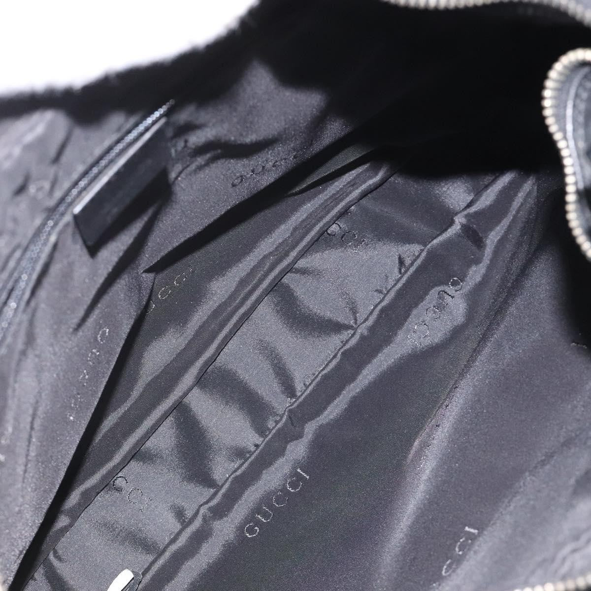 Gucci Vintage Shoulder Bag Leather, BLACK, LEATHER, Shoulder bag