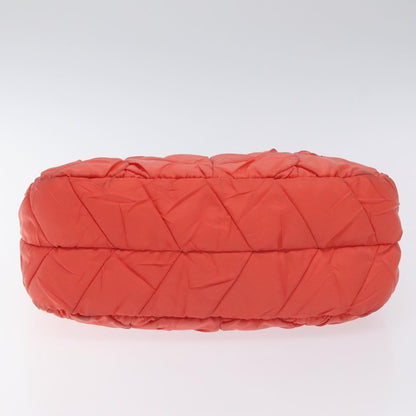 Prada Vintage Zip Handbag Tessuto, ORANGE, NYLON, Handbag