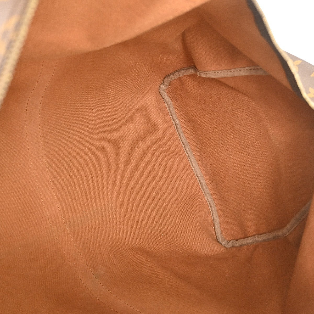 Louis Vuitton Keepall Bag Monogram Canvas, BROWN, CANVAS, Travel bag