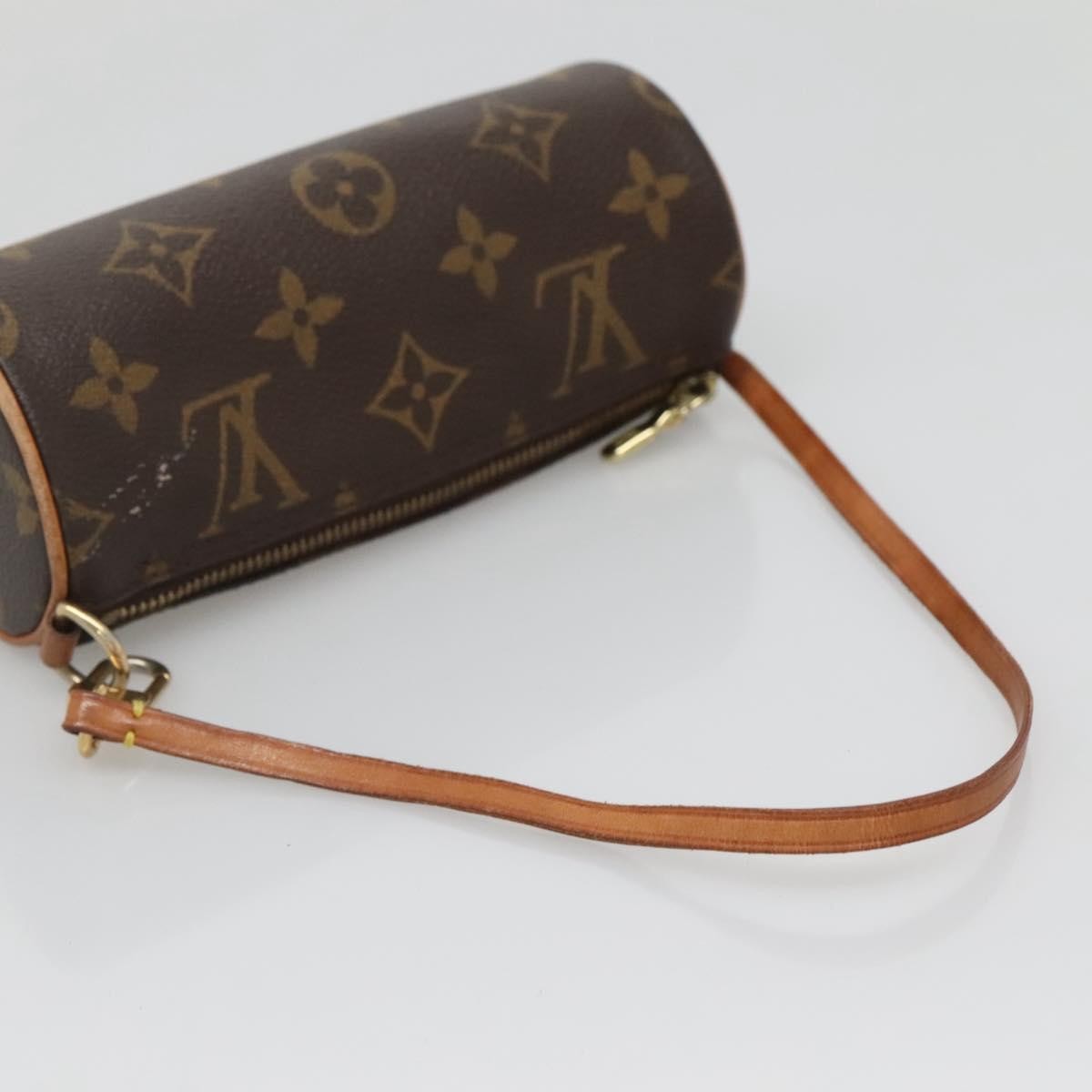 Louis Vuitton Papillon Pochette Monogram Canvas, BROWN, CANVAS, Handbag