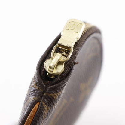 Louis Vuitton Round Coin Purse Monogram Canvas, BROWN, CANVAS, Wallets