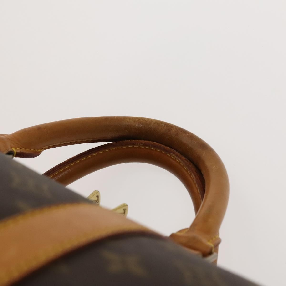 Louis Vuitton Keepall Bag Monogram Canvas, BROWN, CANVAS, Travel bag