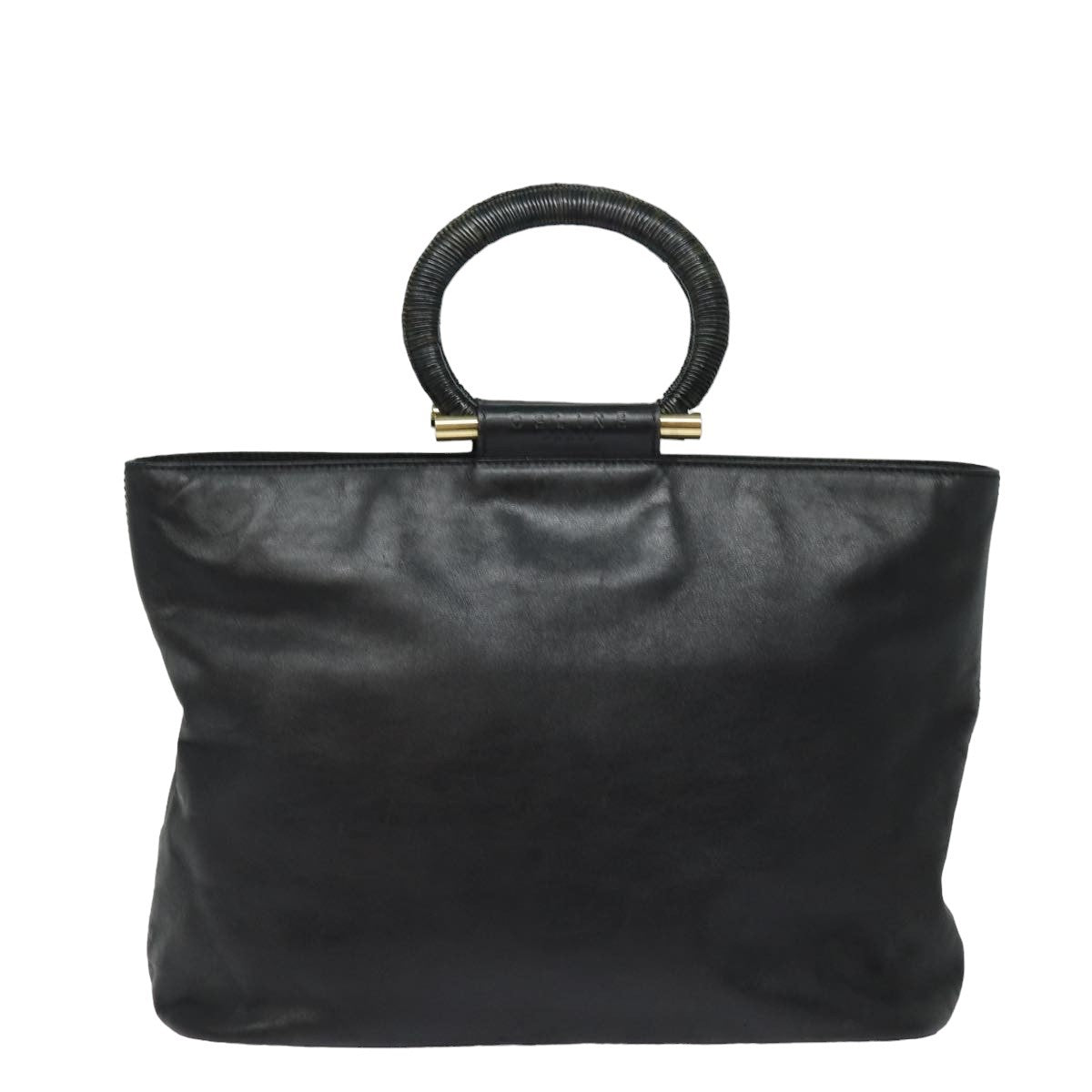 Celine Handbag Leather, BLACK, LEATHER, Handbag