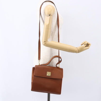 Celine Handbag Leather, BROWN, LEATHER, Handbag