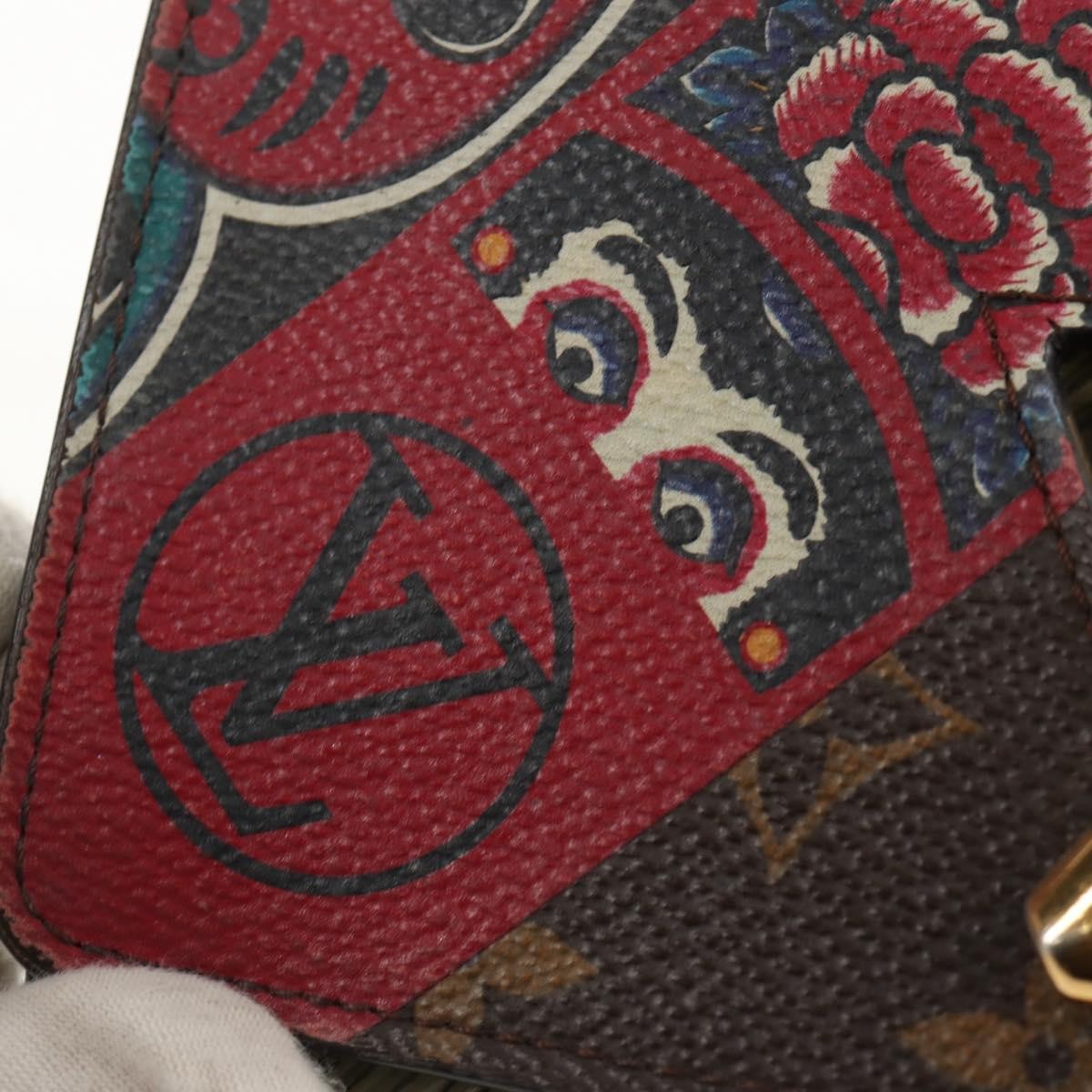 Louis Vuitton Twist Chain Wallet Limited Edition Kabuki Stickers Monogram Canvas, MULTICOLOUR, CANVAS, Clutche & pouche