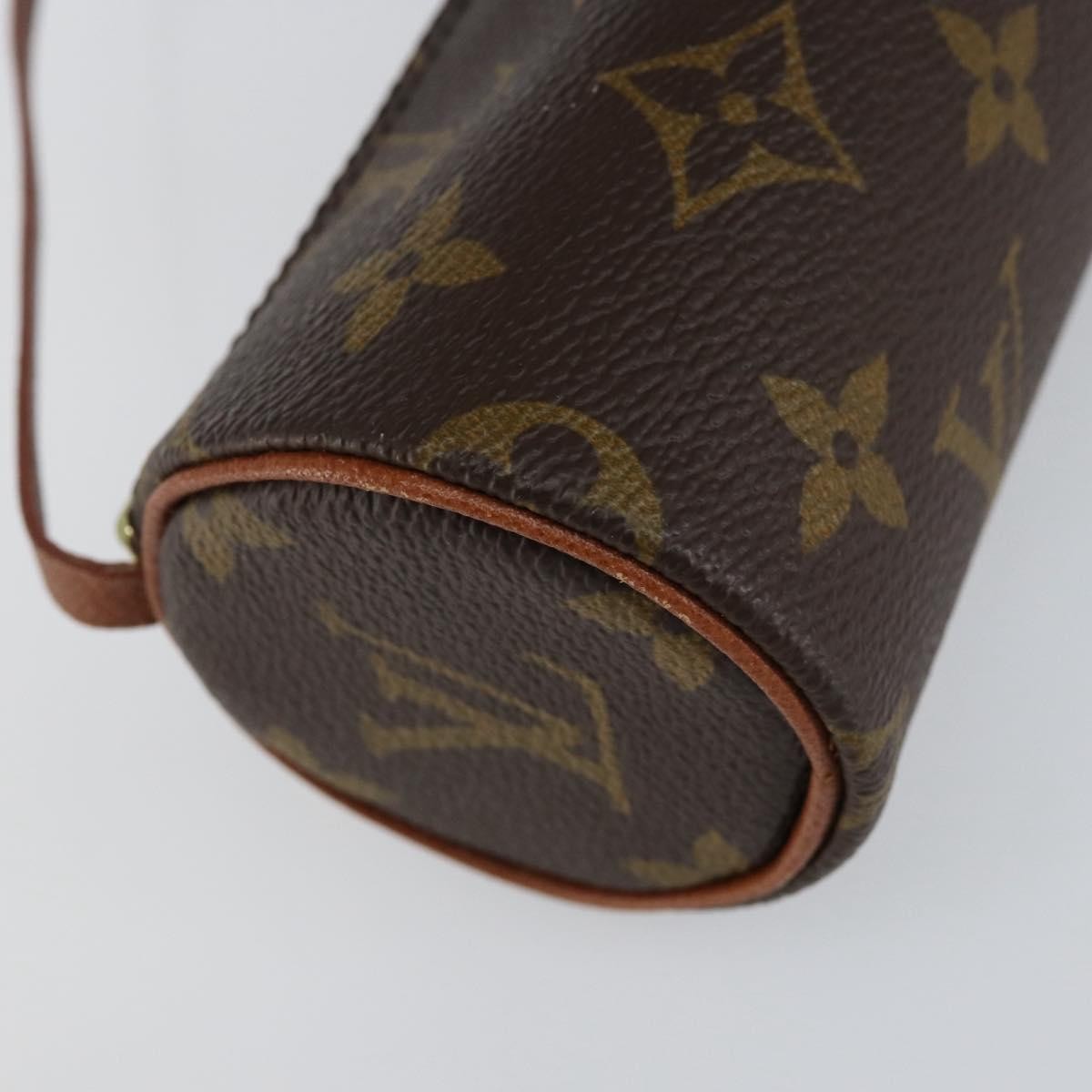 Louis Vuitton Papillon Pochette Monogram Canvas, BROWN, CANVAS, Clutche & pouche