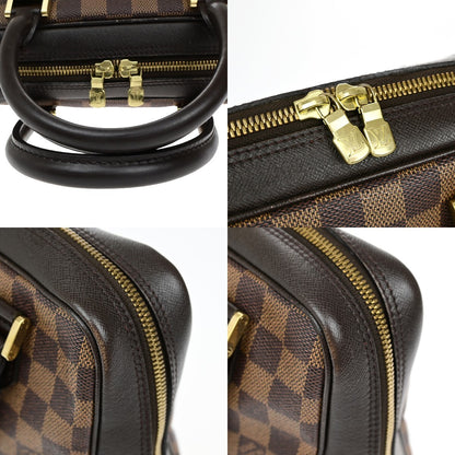 Louis Vuitton Brera Handbag Damier, BROWN, CANVAS, Handbag