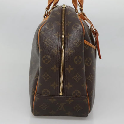 Louis Vuitton Deauville Handbag Monogram Canvas, BROWN, CANVAS, Handbag