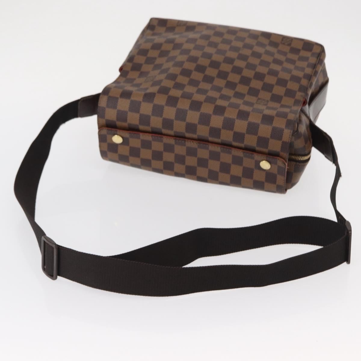 Louis Vuitton Naviglio Handbag Damier, BROWN, CANVAS, Shoulder bag