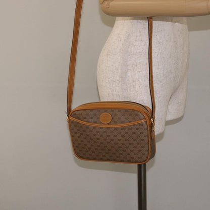 Gucci Zip Pouch GG Canvas, BEIGE, PVC, Shoulder bag