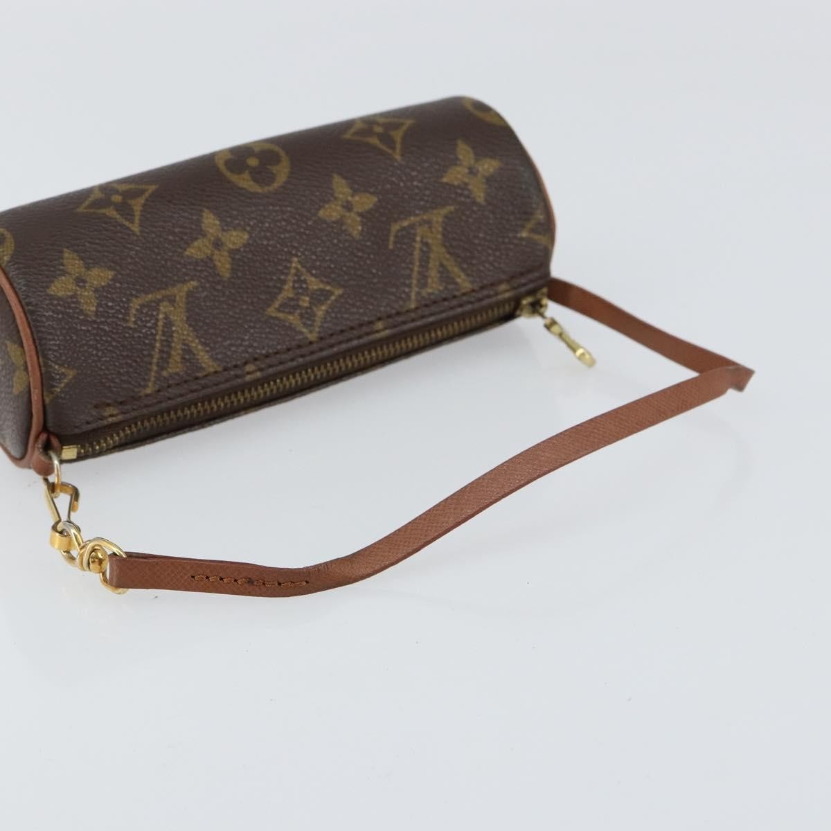 Louis Vuitton Papillon Pochette Monogram Canvas, BROWN, CANVAS, Clutche & pouche