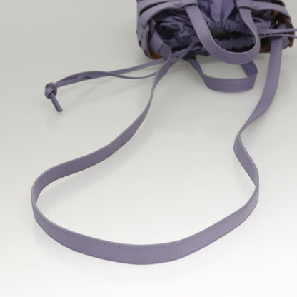 Bottega Veneta Shell Bag Leather, Purple, Leather, Shoulder Bag