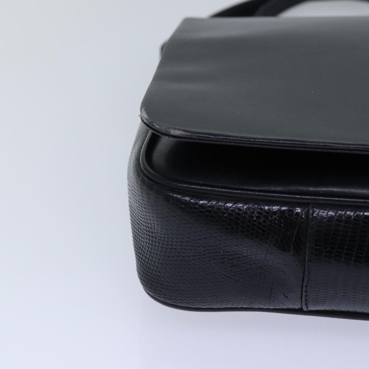 Salvatore Ferragamo Vintage Shoulder Bag Leather, Black, Leather, Shoulder Bag