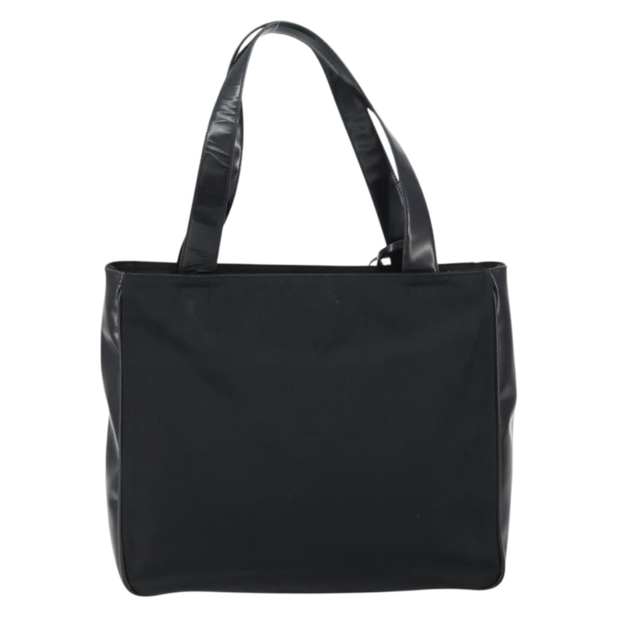 Prada Vintage Tote Nylon, BLACK, NYLON, Tote bag