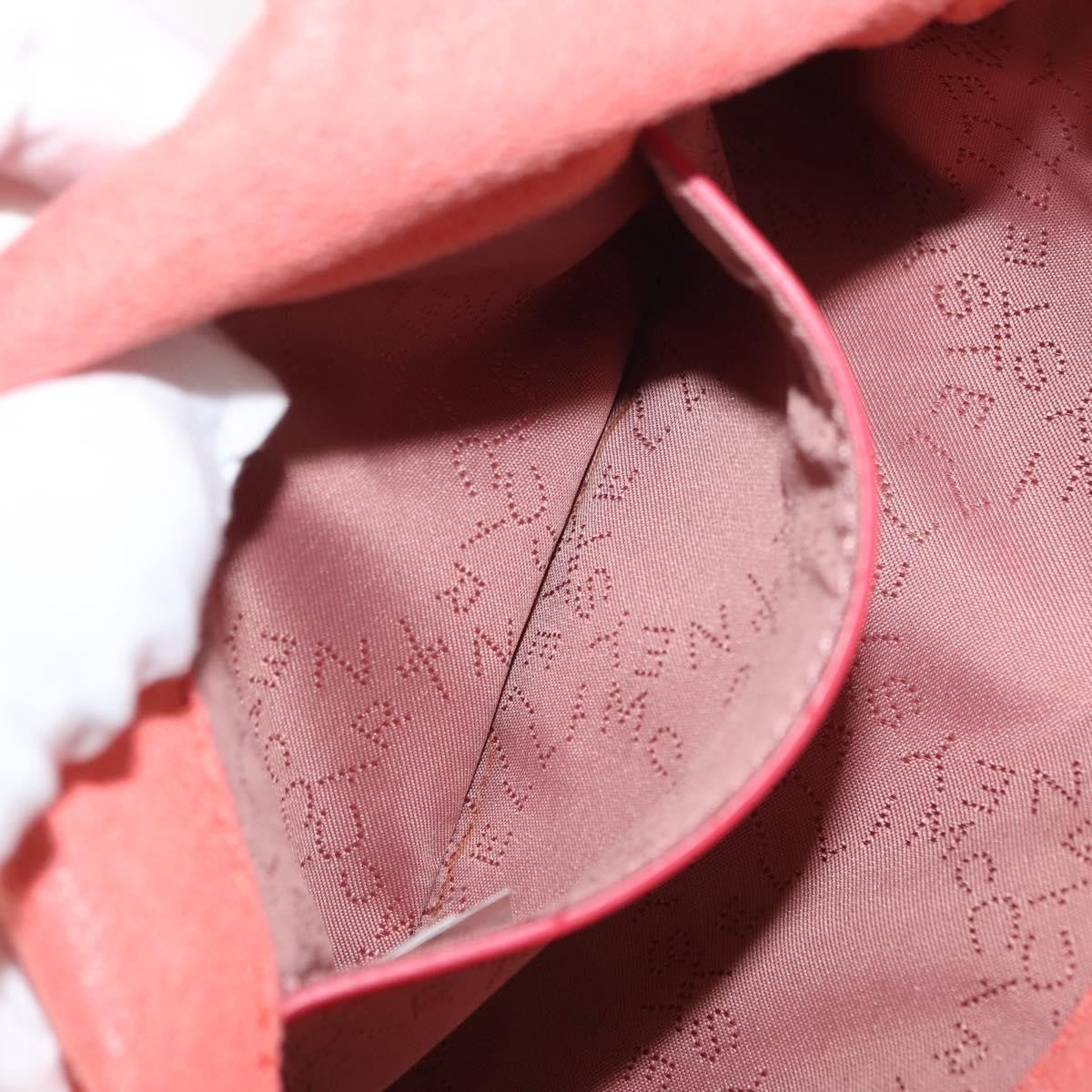 Stella McCartney Falabella Fold Over Flap Crossbody Bag Shaggy Deer, ORANGE, POLYESTER, Shoulder bag