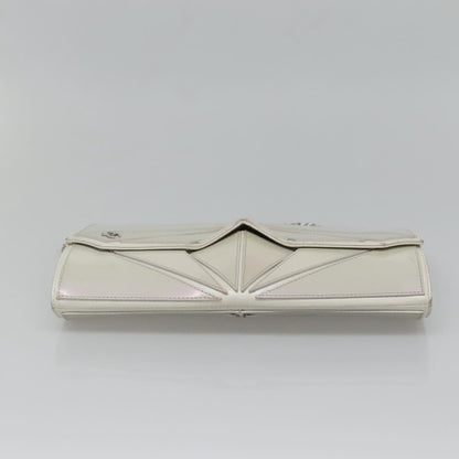 Chanel Midnight Swim Clutch Leather, GRAY, LEATHER, Clutche & pouche