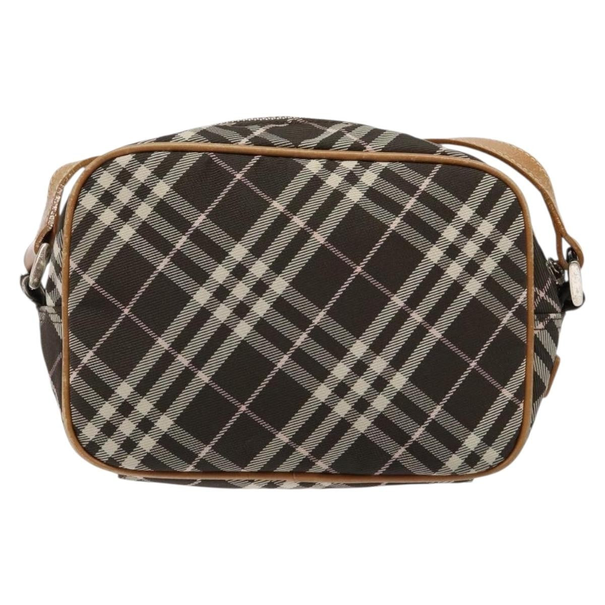 Burberry Nova Check Blue Label Canvas, BROWN, CANVAS, Shoulder bag