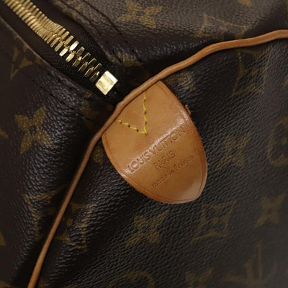 Louis Vuitton Keepall Bag Monogram Canvas, BROWN, CANVAS, Travel bag