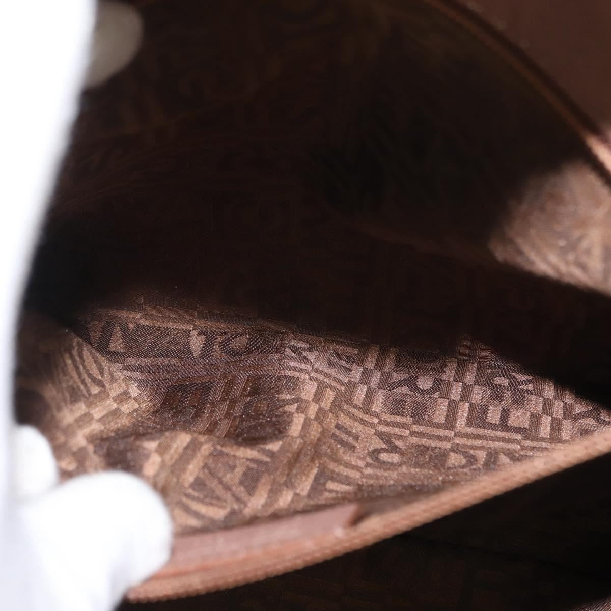 Salvatore Ferragamo Flap Satchel Saffiano Leather, GOLD, LEATHER, Handbag