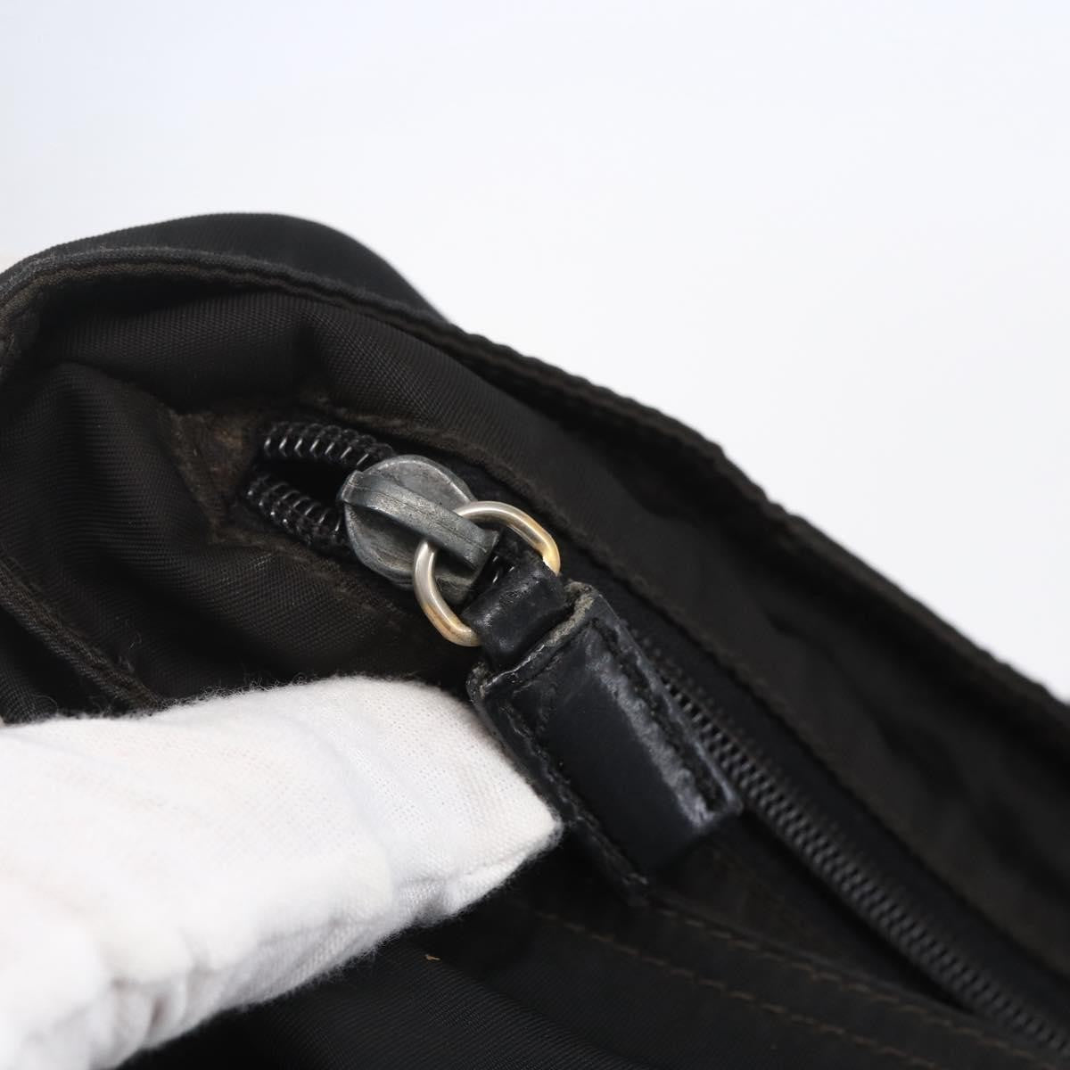Prada Vintage Zip Tote Tessuto, BLACK, NYLON, Tote bag