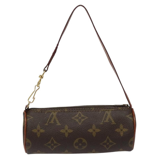 Louis Vuitton Papillon Pochette Monogram Canvas, BROWN, CANVAS, Clutche & pouche