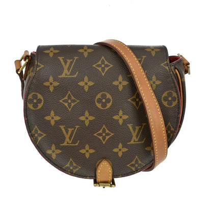 Louis Vuitton Tambourine Handbag Monogram Canvas, Brown, Canvas, Shoulder Bag