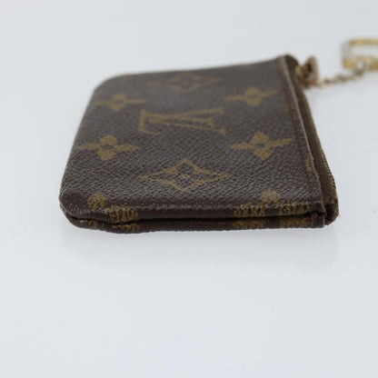Louis Vuitton Pochette Clés Monogram Canvas, BROWN, CANVAS, Wallets