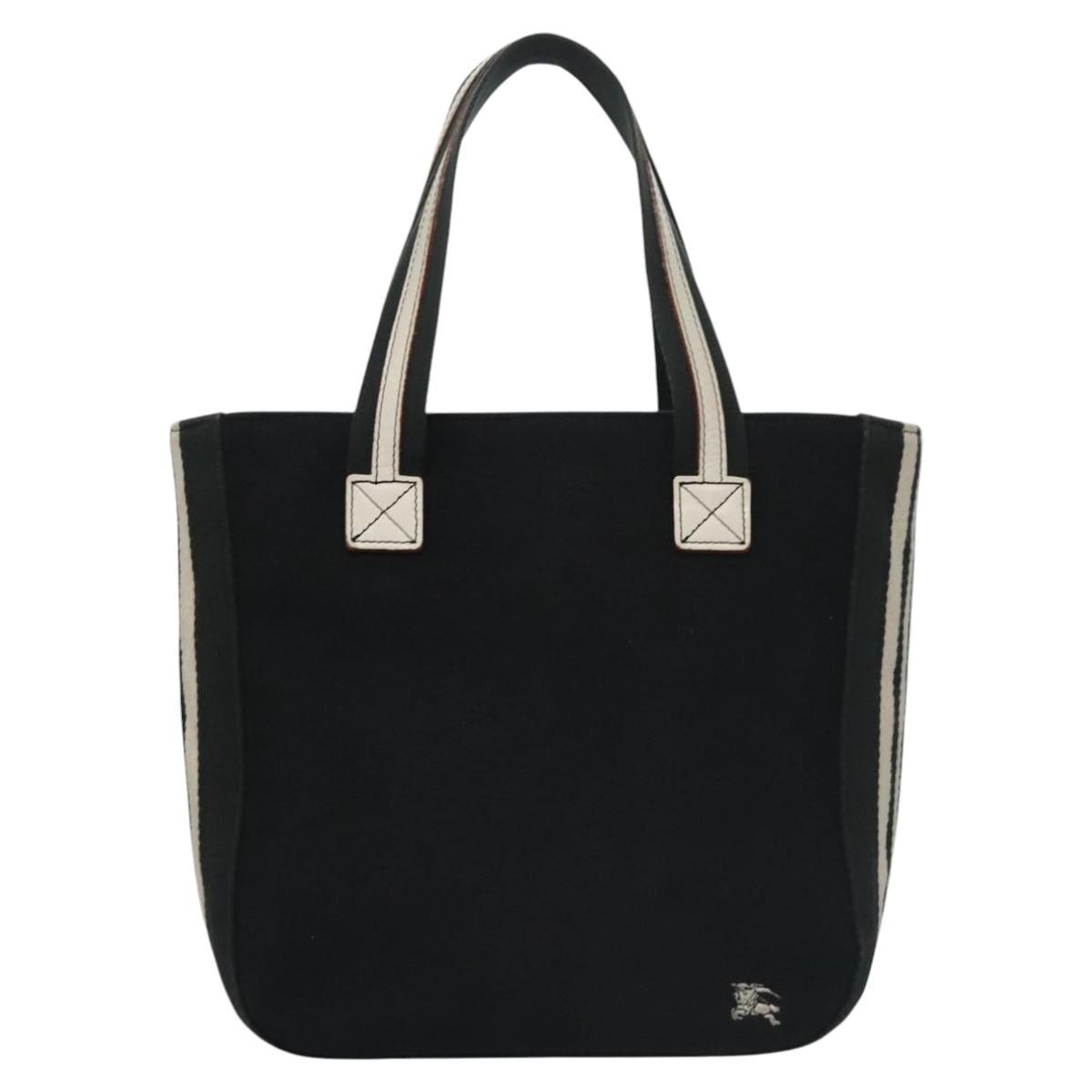 Burberry Blue Label Tote Bag Canvas, BLACK, CANVAS, Tote bag