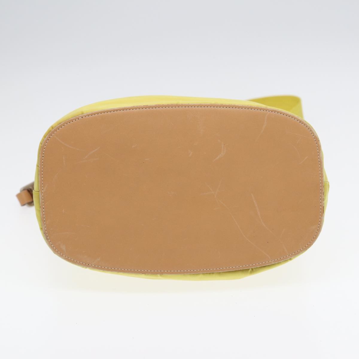 Prada Vintage Flap Messenger Bag Tessuto, YELLOW, NYLON, Shoulder bag