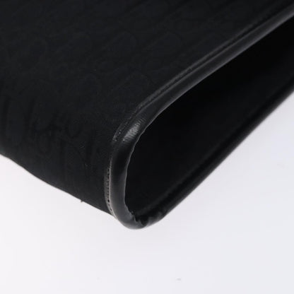 Christian Dior Vintage Trotteur Chain shoulder bag Canvas, BLACK, CANVAS, Shoulder bag