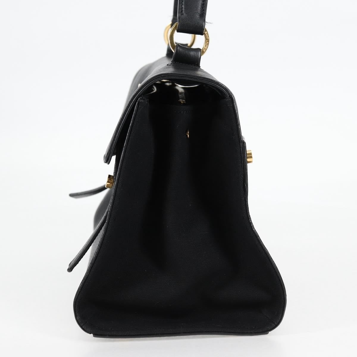 Saint Laurent Muse Two Bag Leather, BLACK, LEATHER, Handbag