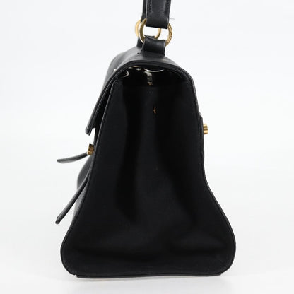 Saint Laurent Muse Two Bag Leather, BLACK, LEATHER, Handbag