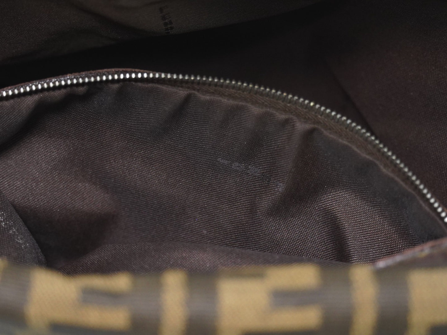 Fendi Vintage Zucca Zucca canvas, BROWN, CANVAS, Handbag