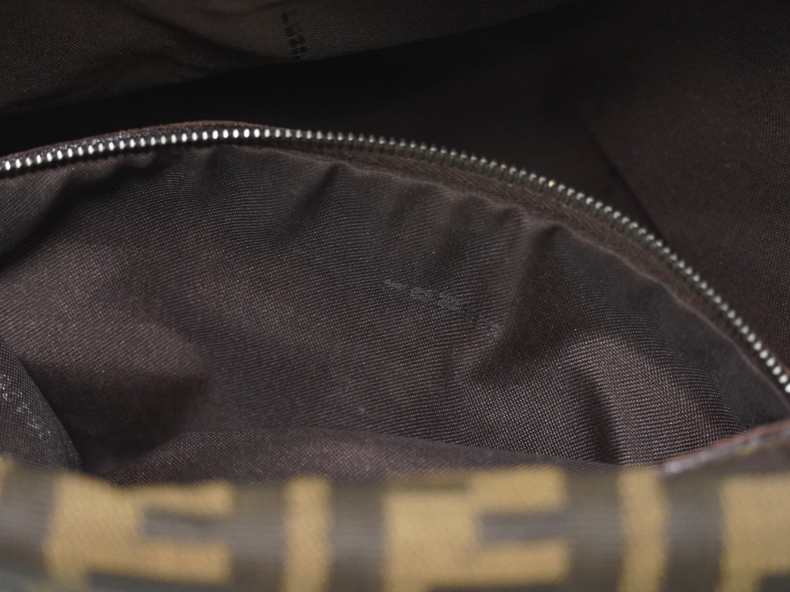 Fendi Vintage Zucca Zucca canvas, BROWN, CANVAS, Handbag