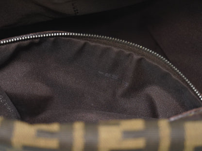 Fendi Vintage Zucca Zucca canvas, BROWN, CANVAS, Handbag