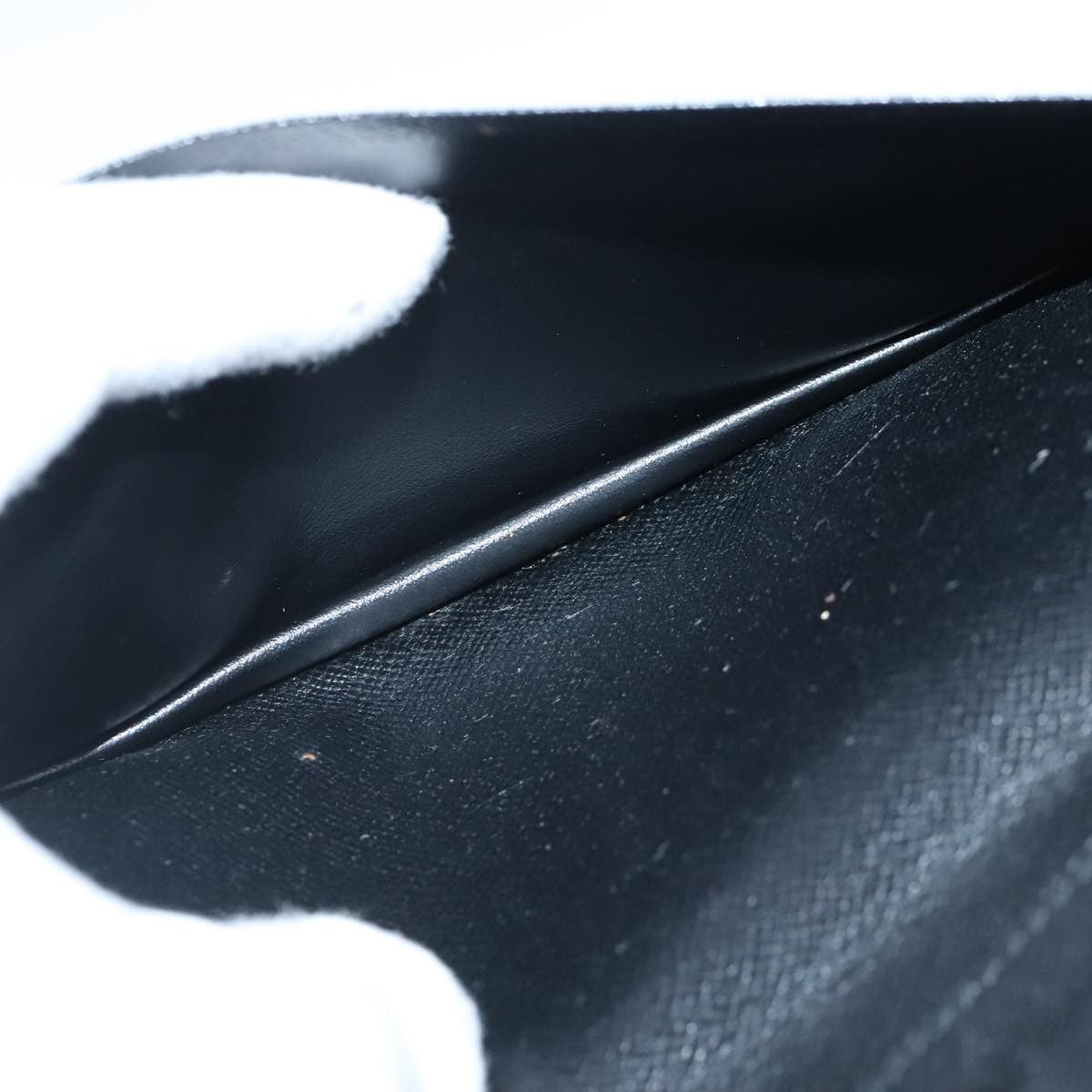 Louis Vuitton Porte Cartes Wallet Taiga Leather, BLACK, LEATHER, Wallets