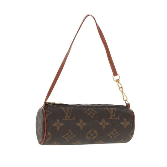 Louis Vuitton Papillon Pochette Monogram Canvas, BROWN, CANVAS, Clutche & pouche