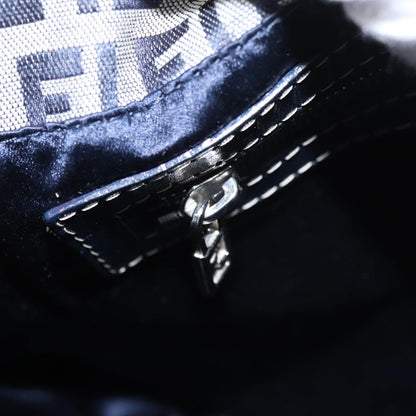 Fendi Vintage Shoulder Bag Zucca Canvas, NAVY, CANVAS, Handbag