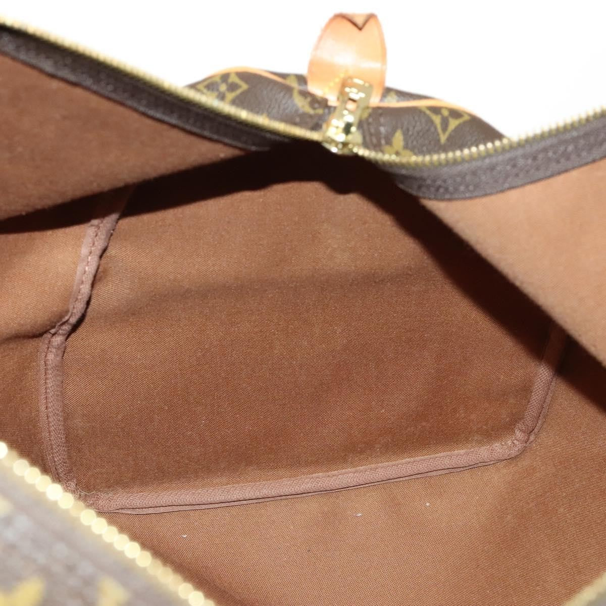 Louis Vuitton Keepall Bag Monogram Canvas, BROWN, CANVAS, Travel bag