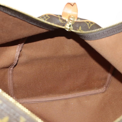 Louis Vuitton Keepall Bag Monogram Canvas, BROWN, CANVAS, Travel bag