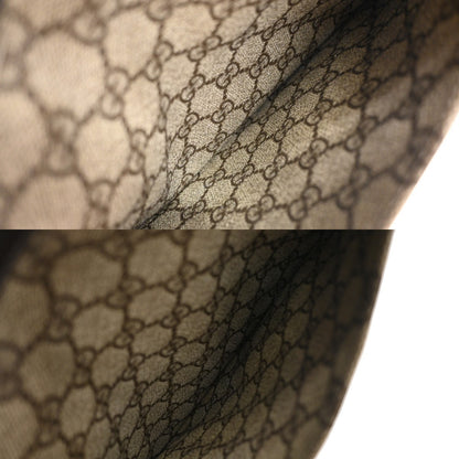 Gucci Front Pocket Messenger Canvas, BROWN, PVC, Shoulder bag