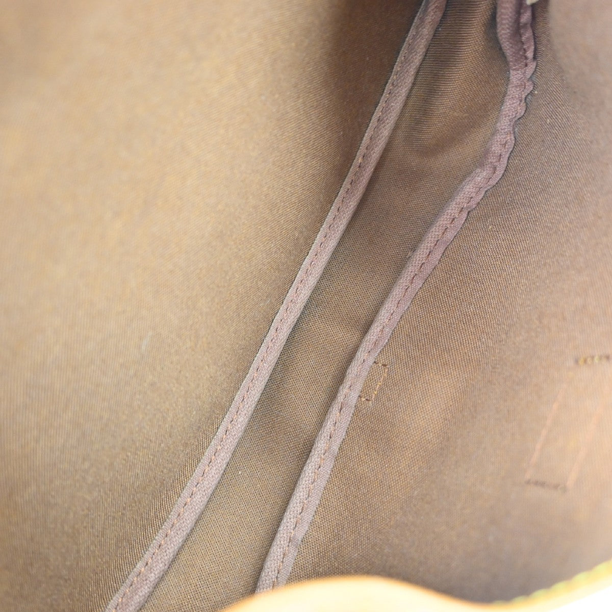 Louis Vuitton Saumur Handbag Monogram Canvas, Brown, Canvas, Shoulder Bag