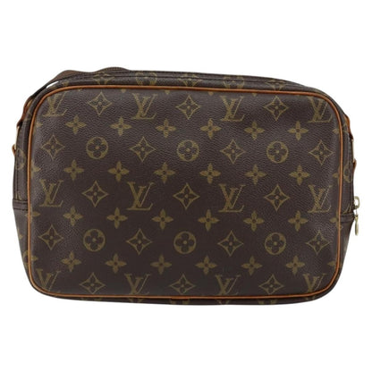 Louis Vuitton Reporter Bag Monogram Canvas, BROWN, CANVAS, Shoulder bag