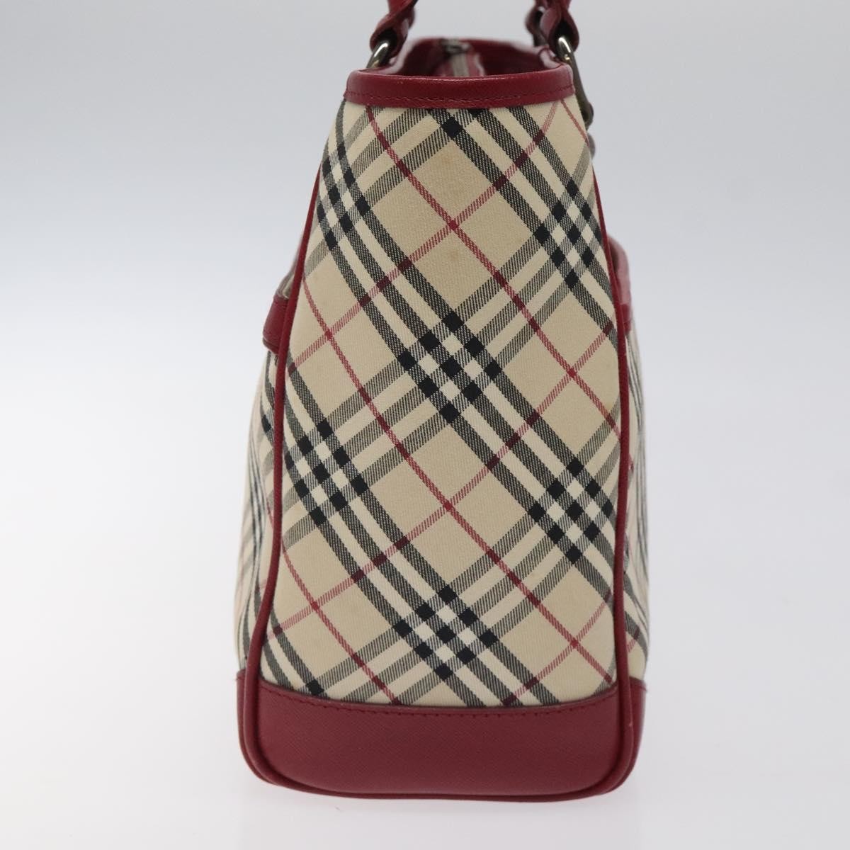 Burberry Nova Check Tote Leather, BEIGE, CANVAS, Tote bag