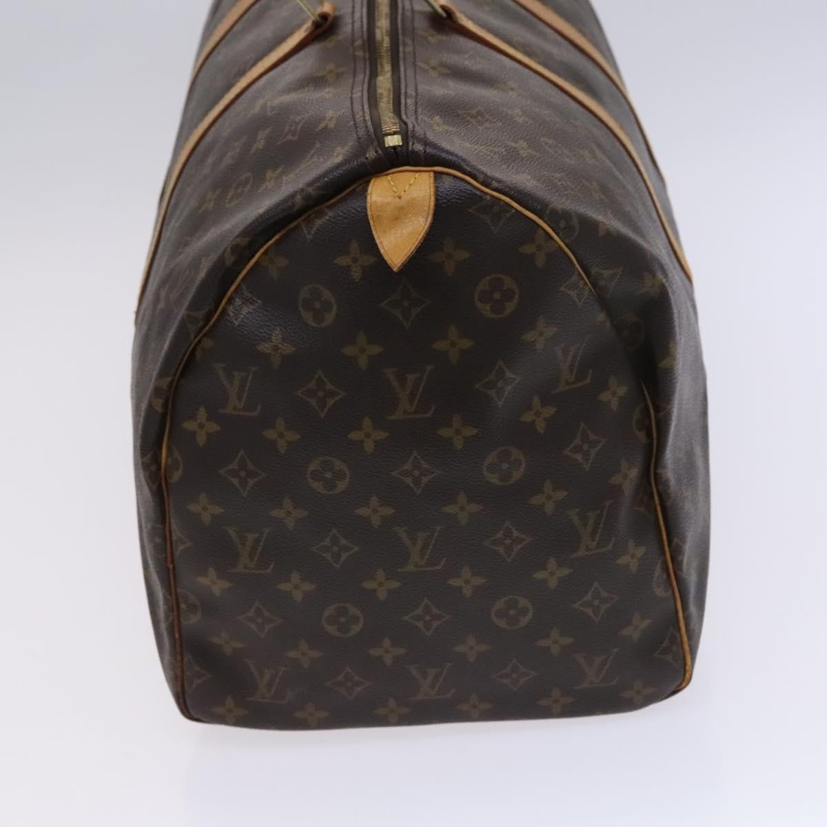 Louis Vuitton Keepall Bag Monogram Canvas, BROWN, CANVAS, Travel bag